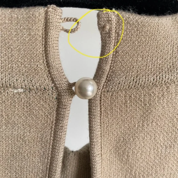 $155 NWT Rhode Jude Knit Top in Neutral Booti Sz Large - Picture 14 of 14